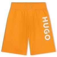 Hugo Boys Logo Jog Shorts - Light Mango