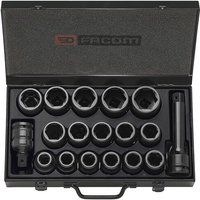 Facom 16 Piece 3/4" Drive Hexagon Impact Socket Set Metric 3/4"