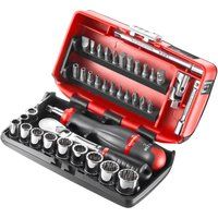 Facom 38 Piece 1/4" Drive NANO Socket and Bit Set Imperial 1/4"