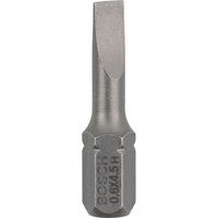 Bosch 2607001459 Extra Hard Screwdriver Bit, 0.6mm x 4.5mm, 25mm Length, Blue