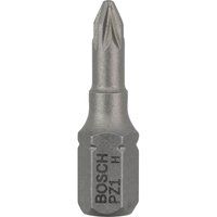 Bosch 2607001556 Extra Hard Screwdriver Bit, Pz 1, 25mm Length, Blue