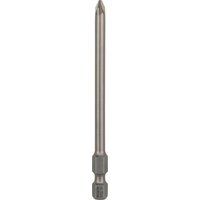 Bosch 2607001581 Extra Hard Screwdriver Bit, Pz 1, 89mm Length, Blue