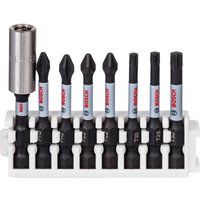 Bosch 8 Piece Impact Control Phillips and Pozi Screwdriver Bit Set