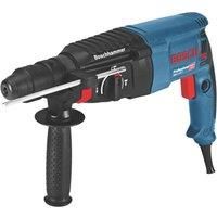 Bosch Professional Rotary Hammer Drill GBH 2-26 F (110 V, SDS-Plus, 830 W, 2,7 J, Including Auxiliary Handle, Quick Change Chuck, Depth Stop, SDS Plus Quick-Change Chuck, Carrying Case)