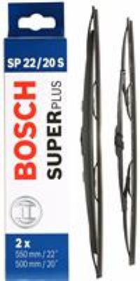 Bosch Wiper Blade Super Plus Spoiler SP22/20S, Length: 550mm/500mm £ Set of Front Wiper Blades