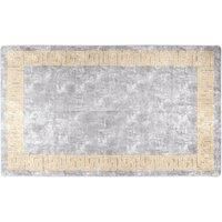 Rug Washable Grey and Gold 120x170 cm Anti Slip