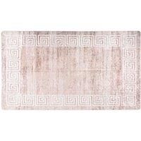 Rug Washable 190x300 cm Beige Anti Slip