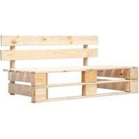 Garden Pallet Bench Wood