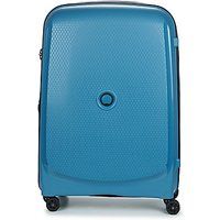 DELSEY PARIS - BELMONT PLUS - Large Rigid Suitcase extendable - 76x52x34 cm - 110 liters - L - Zinc Blue