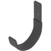 Smith & Locke Heavy Duty Anti-Slip Flat Storage Hook Black 120mm (9318J)