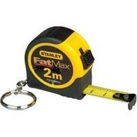 STANLEY FATMAX 2M (13mm wide) Keychain Tape Measure