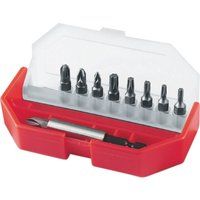 Stanley 1-68-724 Insert Screwdriver Bit Set Torx/Phillips/Pozidriv 10 Piece