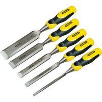 Stanley 216885 Dynagrip Chisel with Strike Cap Set (5 Pieces)