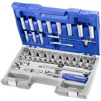 Britool E032908B Socket Set Metric Drive, 1/2", 42 Pcs