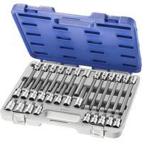 Expert by Facom 30 Piece 1/2" Drive Hex Socket Bit Set 1/2"