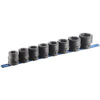 Expert by Facom 8 Piece 1" Drive Hex Impact Socket Set Metric 1"