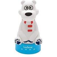 Lexibook, Lighted Teddy Bear Storyteller Nightlight, 30 Stories in English, White, STN01ANXEN