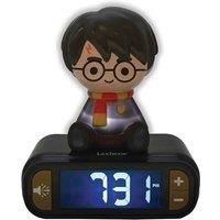 LEXIBOOK RL800HP Digital Alarm Kids with Night Light Snooze, Childrens Clock, Luminous Harry Potter, Black Colour