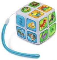 VTech Cube Adventures Dino Discoveries, Interactive Twisting Cube with Dinosaur Facts and Phrases, Activities and Quiz, Interactive Toddler Toy 4, 5, 6Plus Years, English Version