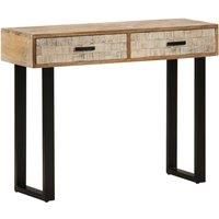 Console Table 100x30x75 cm Solid Mango Wood