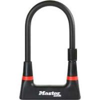 Master Lock Heavy Duty Bike D Lock [Key] [Universal Mounting Bracket] [Certified Bike Lock - Police Approved] 8279EURDPRO - Ideal for Bike, Electric Bike, Mountain Bike, Road Bike, Folding Bike