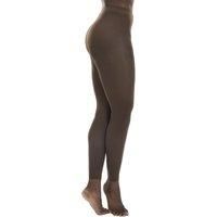 Women's Footless Ballet Tights - Chocolate