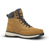 Mens Warm And Waterproof Leather Hiking Boots - Sh500 High