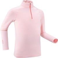 Kids Ski Base Layer Top - Bl 500 1/2 Zip - Pink