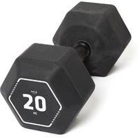 Cross Training And Weight Training Hex Dumbbells 20kg - Black