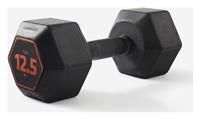 Hexagonal Cross Training Hex Dumbbell 12.5kg - Black