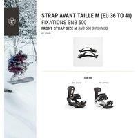 2 Toe Straps For 1 Pair Of Snb 500 Snowboard Bindings In Size M (3/7)