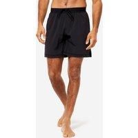 Men's Hot Yoga Ultra-lightweight Shorts With Built-in Briefs - Black