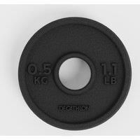 Iron Weight Training Plate 0.5kg 28mm