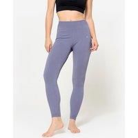 High-waisted Second-skin Long Yoga Leggings - Grape Purple