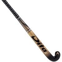 Adult Advanced 85 % Carbon Low Bow Field Hockey Stick Carbotec C85 - Gold/black