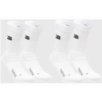 Men's/women's Low-rise NBA Basketball Socks So900 Twin-pack - White