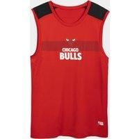 Kids' Sleeveless Basketball Base Layer Jersey Ut500 - NBA Bulls Red