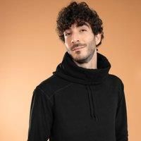 Men's Gentle Yoga Warm Sweatshirt - Mottled Black