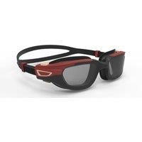 Spirit 500 Adult Swimming Goggles - Smoked Lenses - Black / Red / Beige