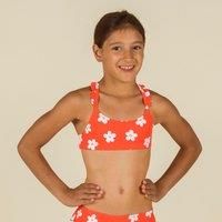 Girl's Swimsuit Top For Two-piece Swimsuit Lila Marg Red