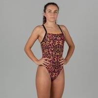 One Piece Swimsuit X-Shaped Back Swimwear Lexa Leo - Womens - Nabaiji