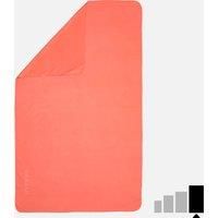 Microfibre Towel For Swimming Size Xl 110 X 175cm Coral