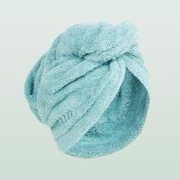 Soft Microfibre Hair Towel - Light Green