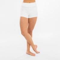 Girls' High-waisted Modern Dance/jazz Shorts - White