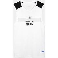 Kids' Sleeveless Basketball Base Layer Jersey Ut500 - Nba Nets White