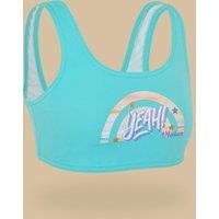 Girl's Lana Swimsuit Crop Top 500 Glory Turquoise