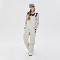 Womens Waterproof Snowboard Salopettes - Snb Bib 900 - Beige