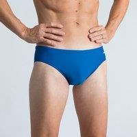 Mens Swimming Briefs - Trunks 100 Basic - Blue