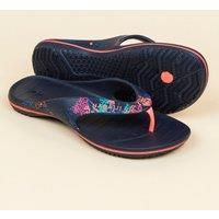 Women's Poolside Flip-flops Tonga 500 Tra Navy Coral