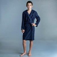 Kid's Compact Pool Bathrobe Dark Blue